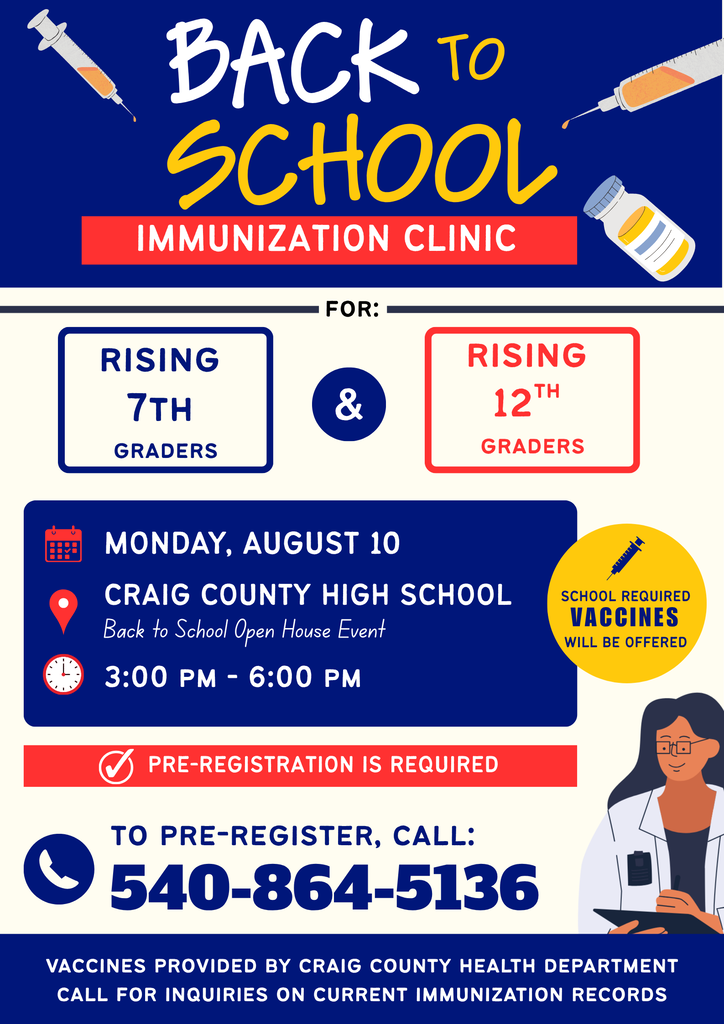 Back to School Shots Flyer