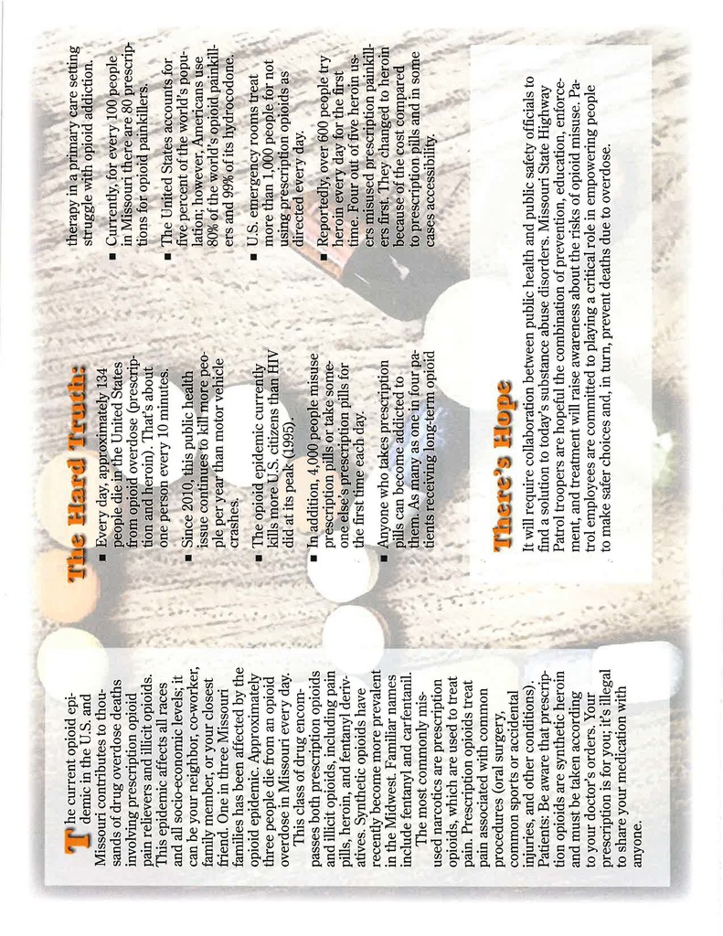 Articles and information from the MSHP about Nitazenes.