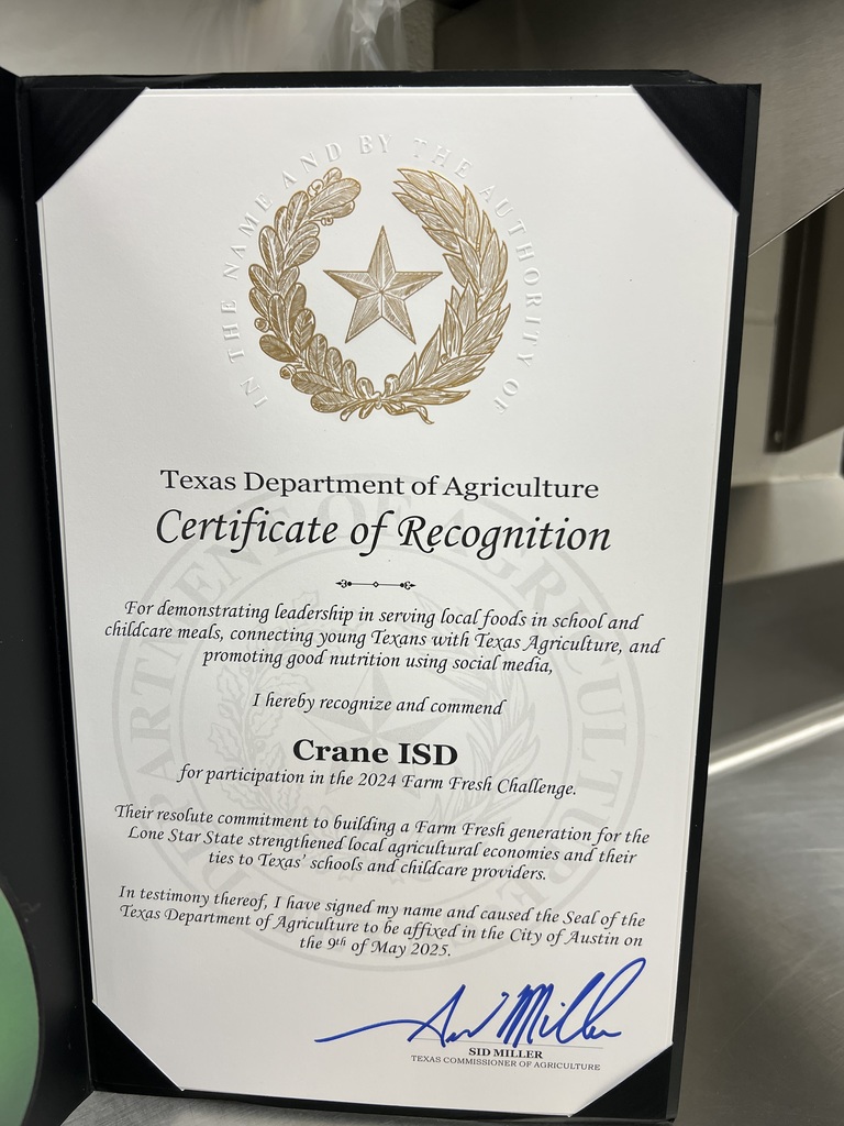 Certificate of Recognition