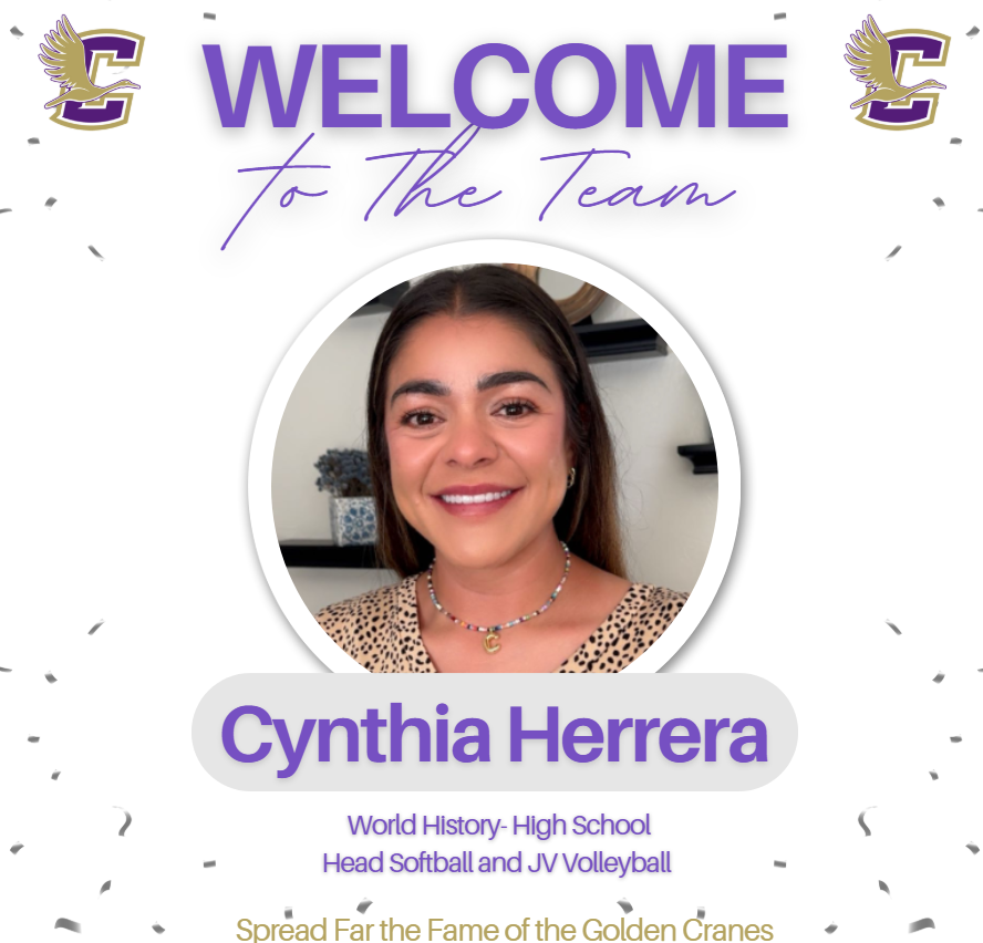 Welcome to the Team - Cynthia Herrera