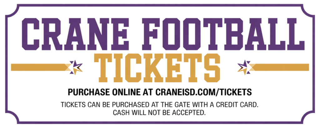 Crane Football Tickets for Sale