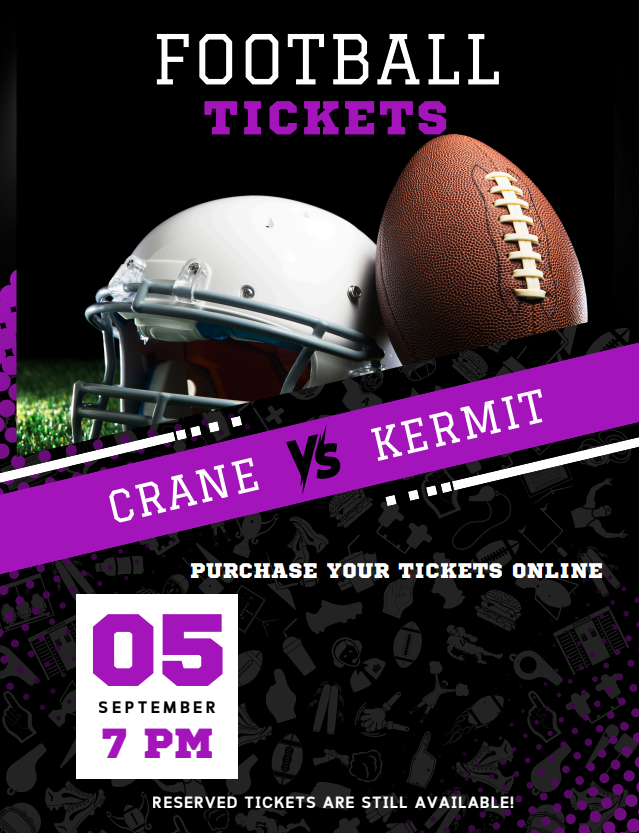 Sept 5 Football Tickets