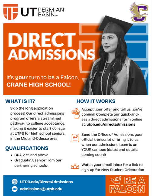 utpb direct admissions