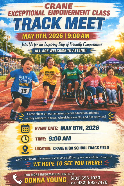 Crane Exceptional Empowerment Class Track Meet