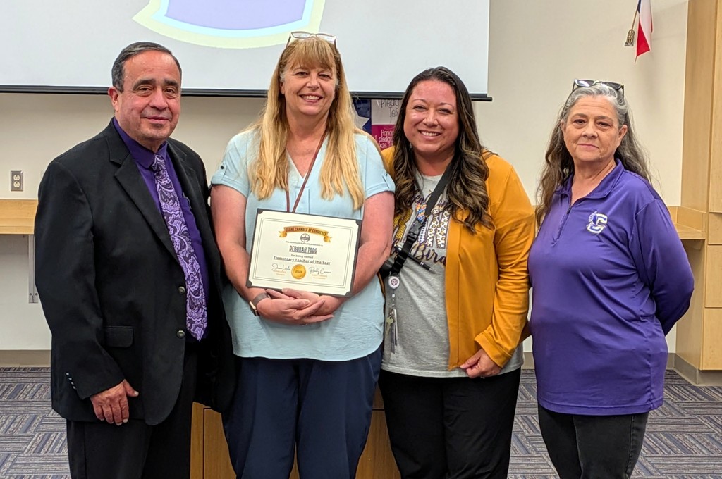 It is our pleasure to announce and honor the Crane Chamber of Commerce Teachers of the Year: Deborah Todd, Sharon Carver, and Brad Pettit.  Crane ISD is a truly special place for our students because of you!