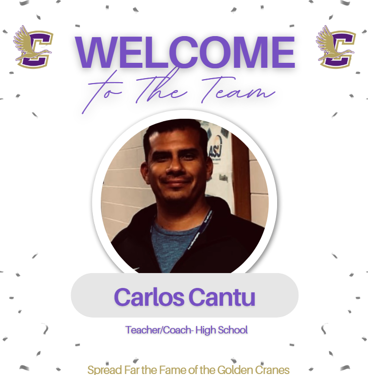 Welcome Carlos Cantu