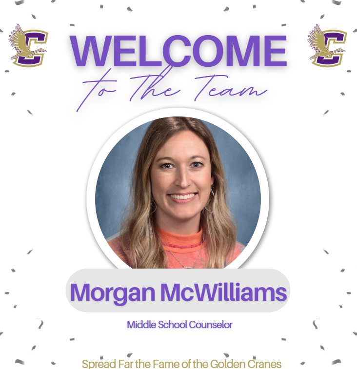 Welcome Morgan McWilliams