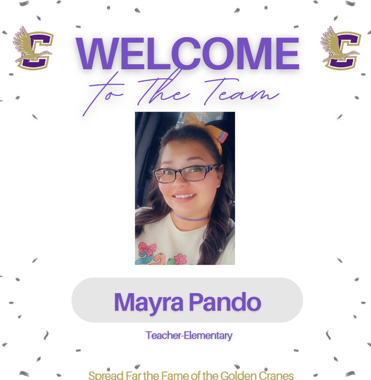 Welcome Mayra Pando