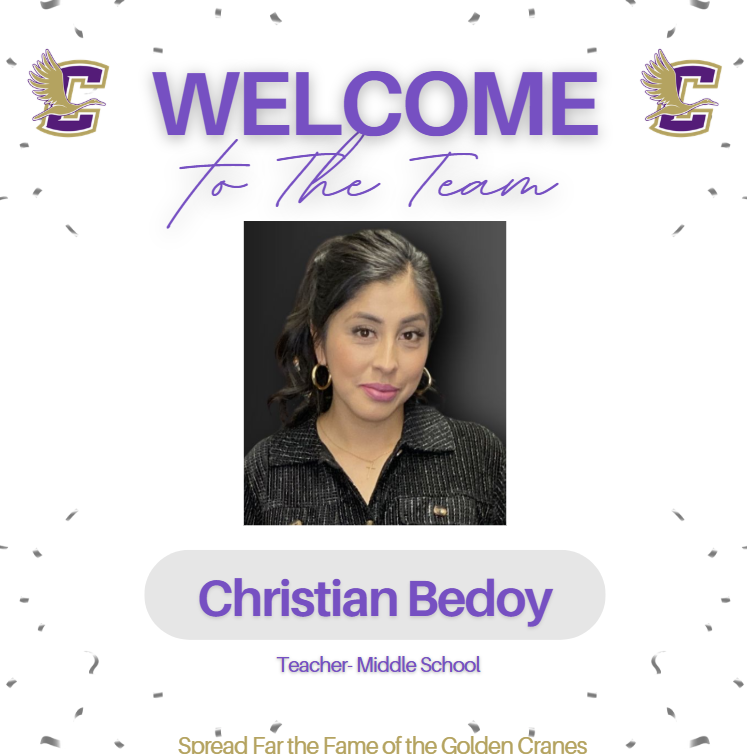 Welcome Christian Bedoy
