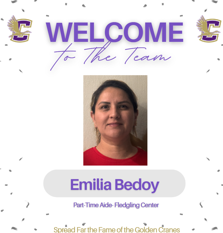 Welcome Emilia Bedoy