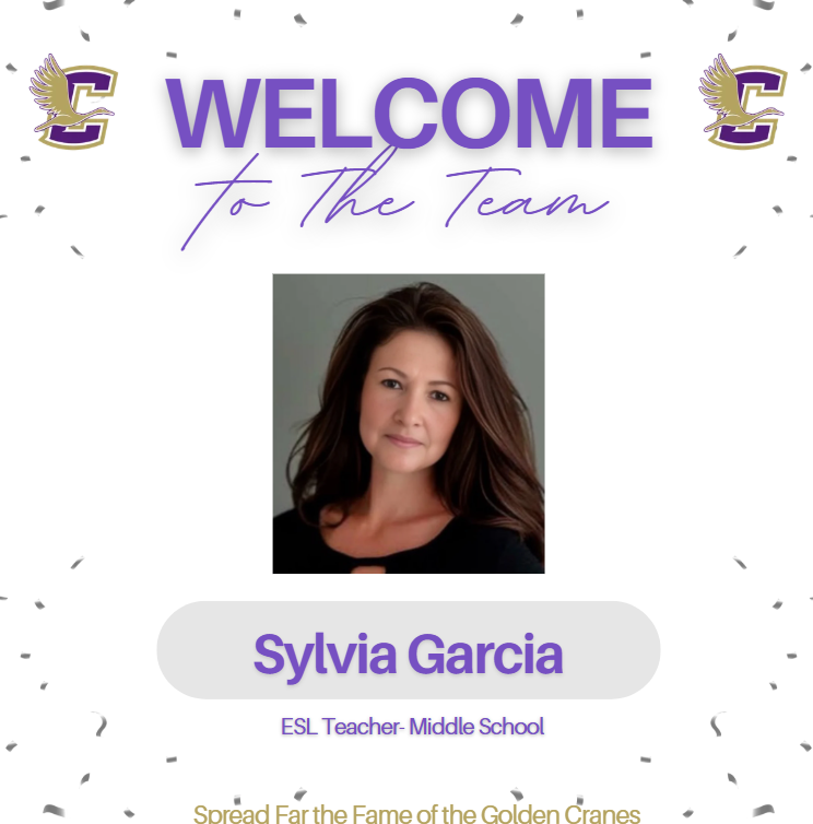 Welcome Sylvia Garcia