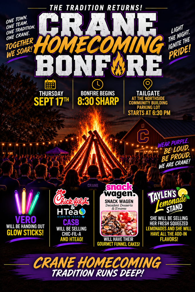 Crane Homecoming Bonfire