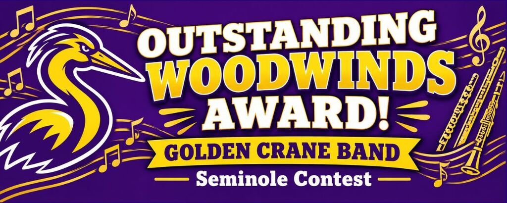 Outstanding Woodwinds award Crane Band