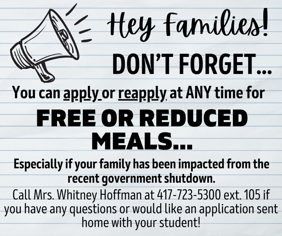 Free or Reduced Meals