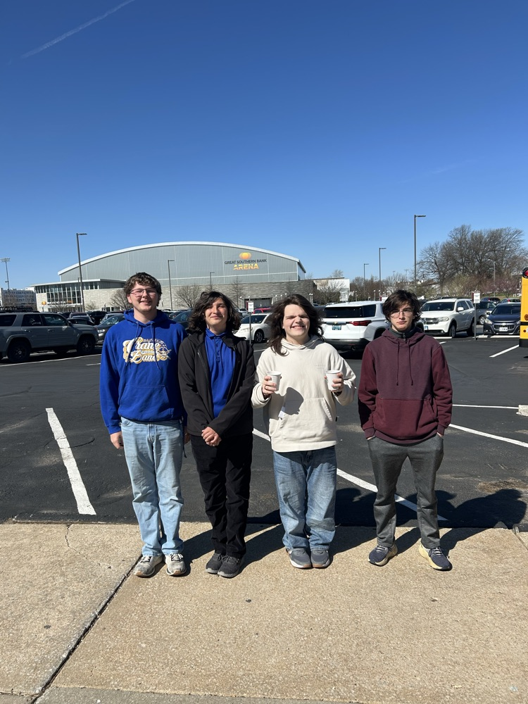 Waylon, Shia, Kyler, and Kenneth pose for a picture