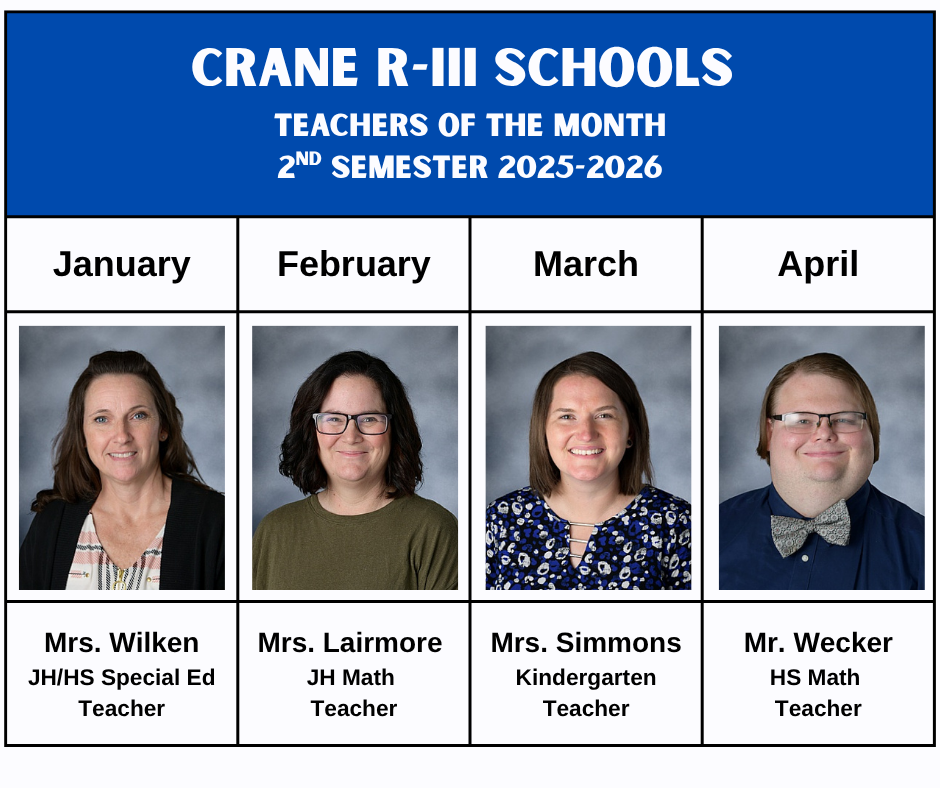 Teachers of the Month