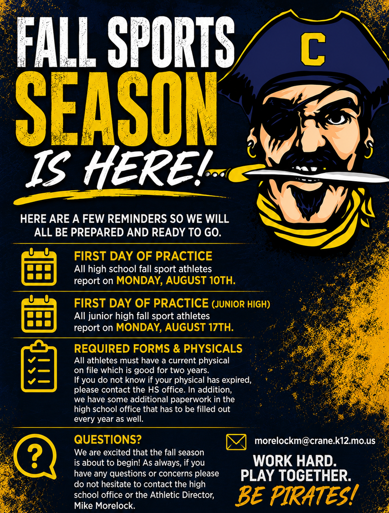 Fall Sports Info