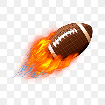 on fire