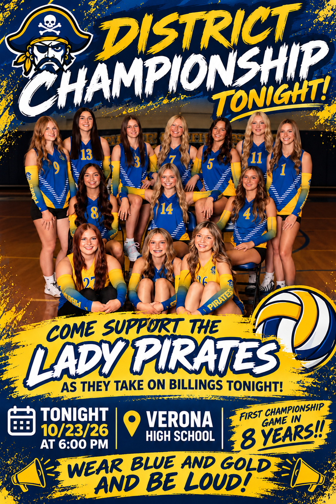 District Championship game tonight vs Billings!