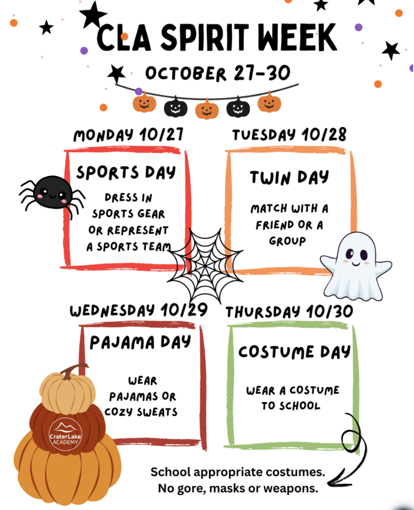 Spirit Week Flyer