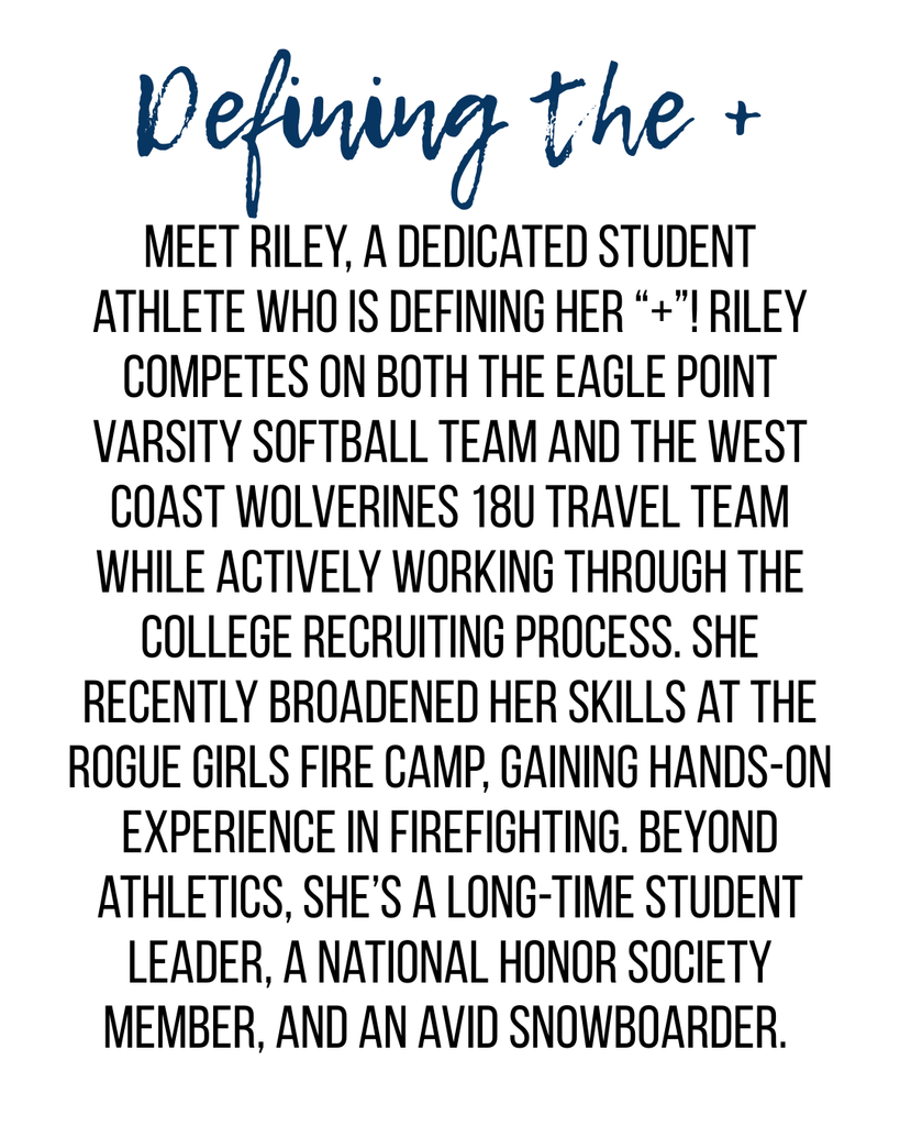 Riley J defining her plus.