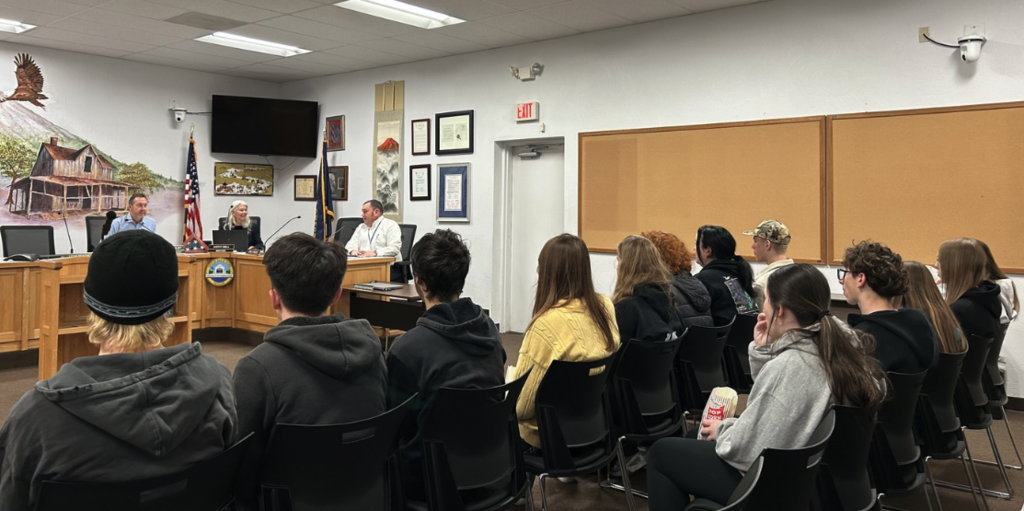 CLA scholars at City Hall