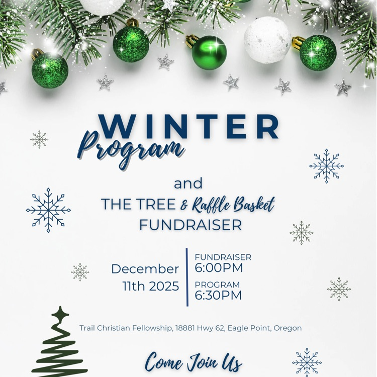 flyer advertising winter program starting at 6pm