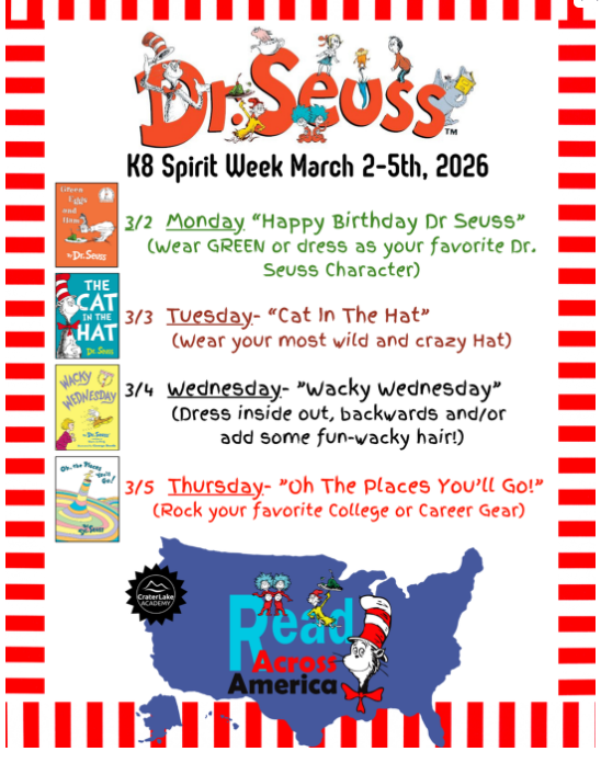 Spirit Week Flyer