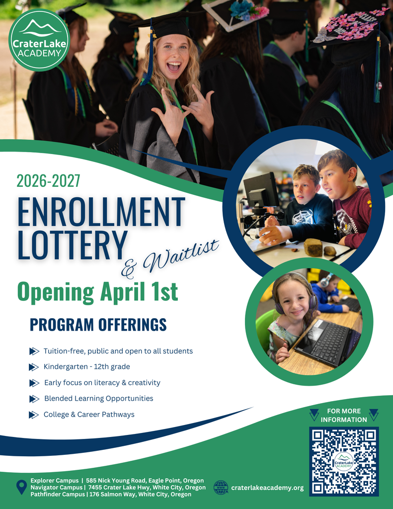 flyer with details about the enrollment lottery window opening april 1st