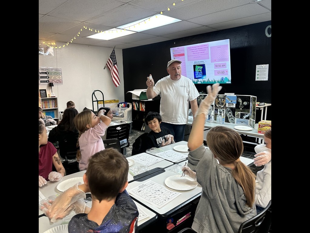 The Bug Guy presenting in 3rd grade