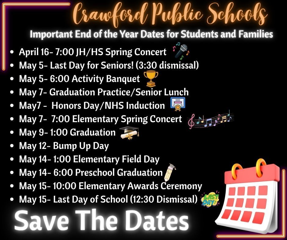 Save the Dates