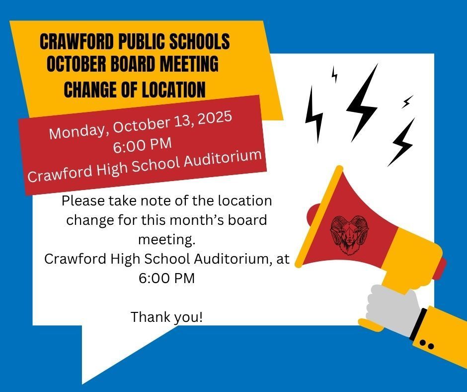 Change in Location for October Board Meeting