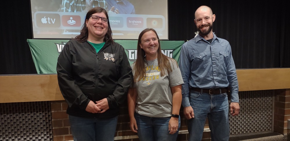 Carrie Wilkinson (Science/Math Teacher), Renee Lewicki (District Literacy Coach), Jordan Kulhanek (English Teacher)