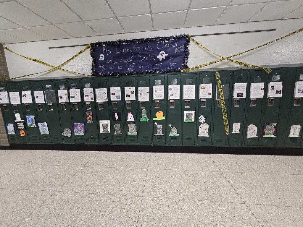 Halloween door decorating