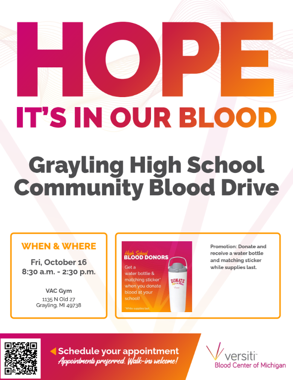 October 16 Blood Drive