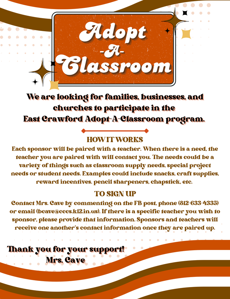 Adopt-A-Classroom Flyer