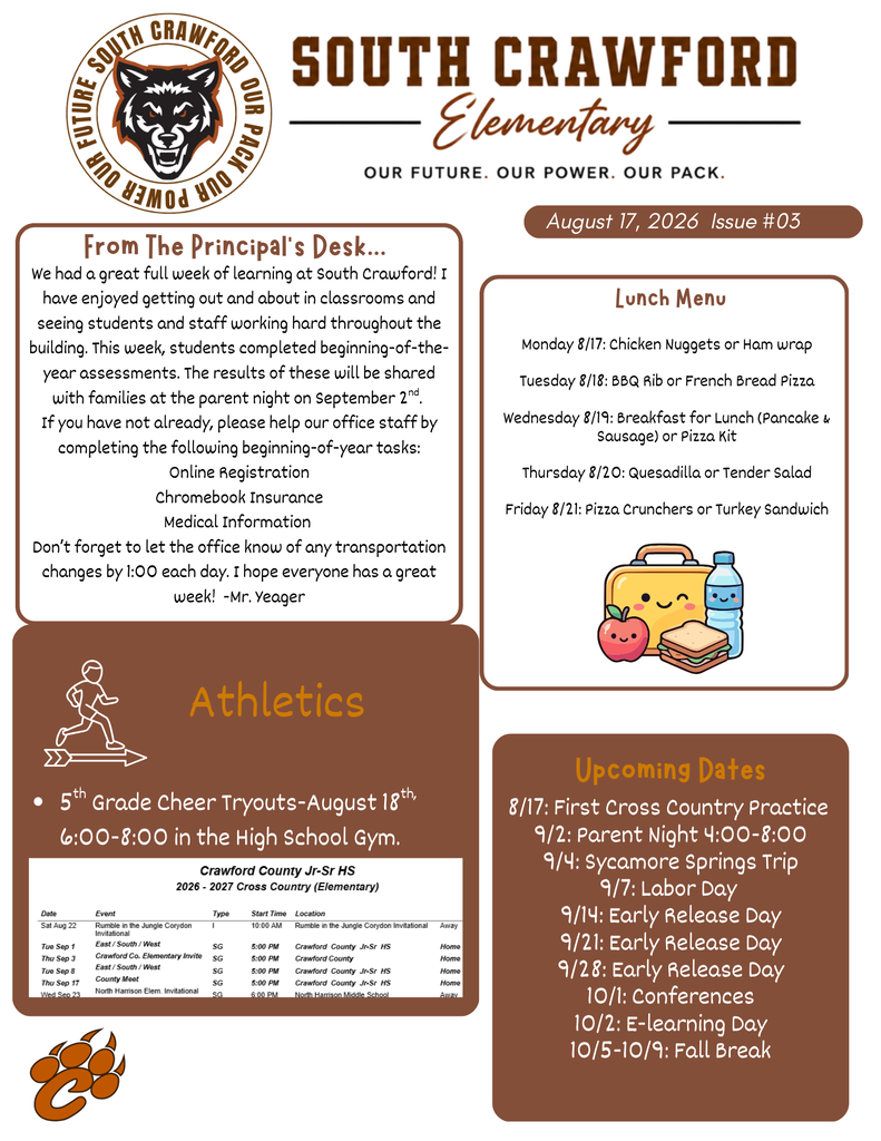 8/18 Newsletter