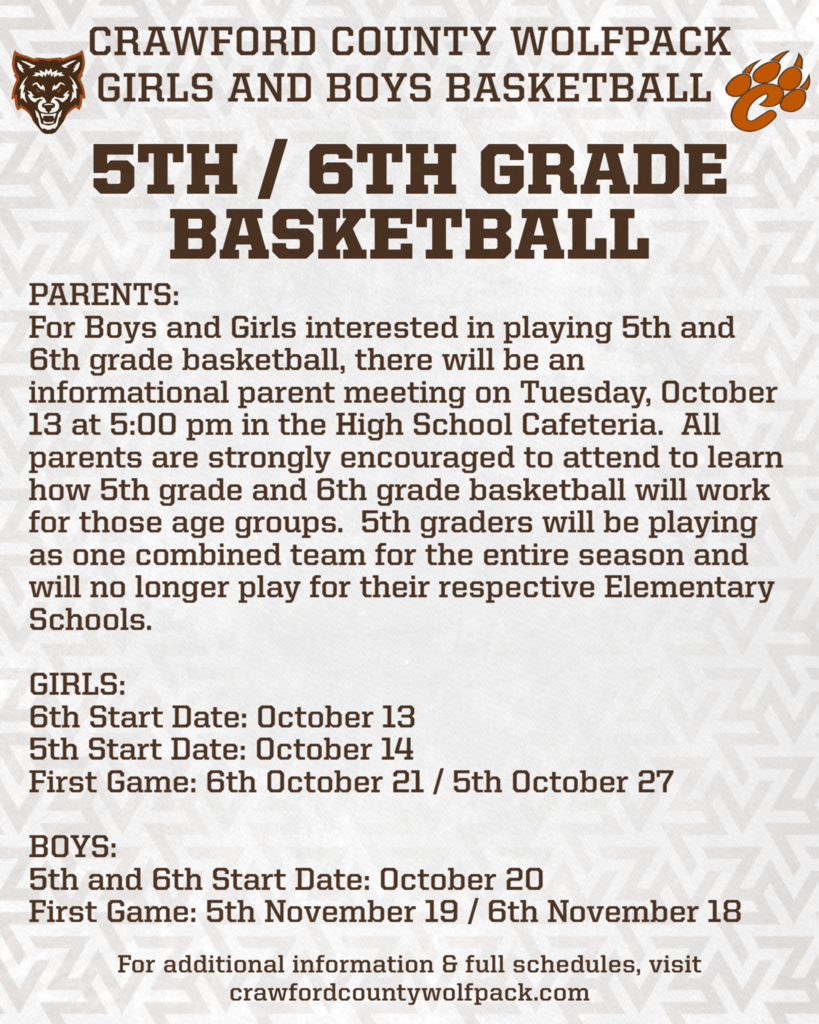 5th Grade Basketball Information