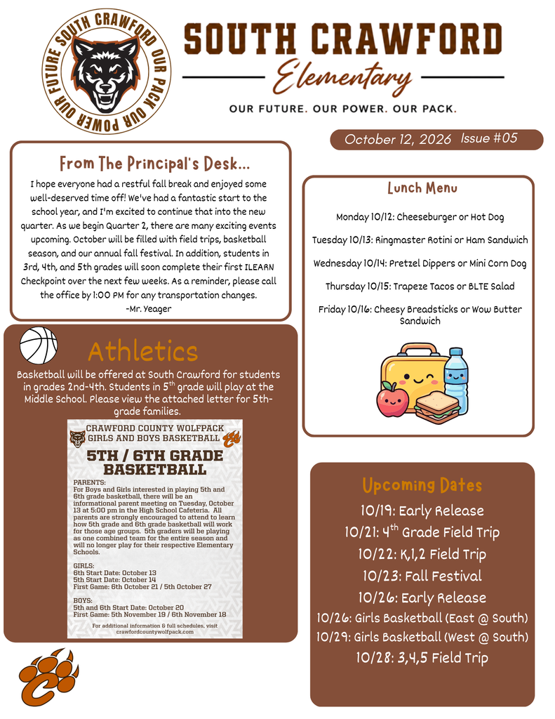 South Crawford Newsletter