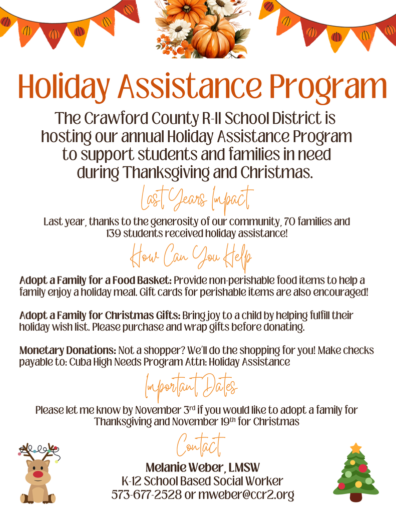 Holiday Assistance Program 