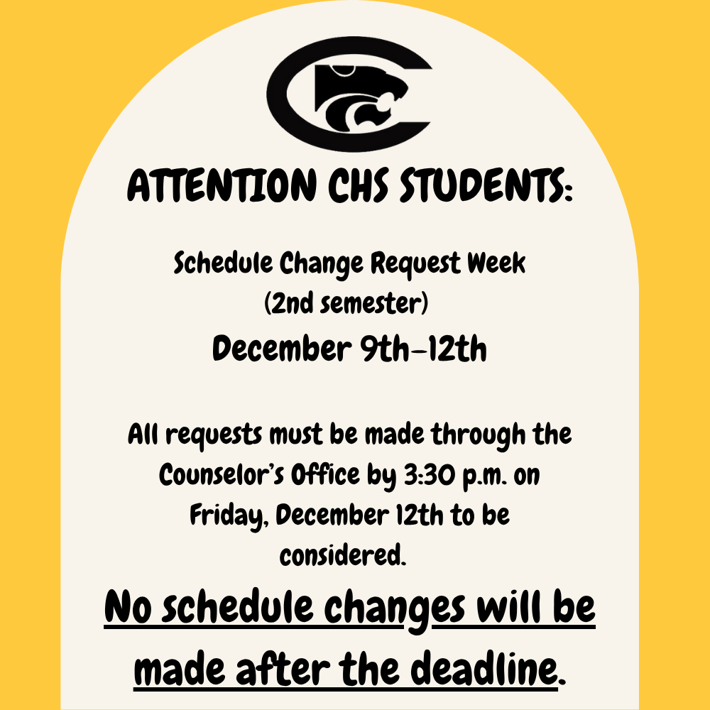 Schedule Change Week