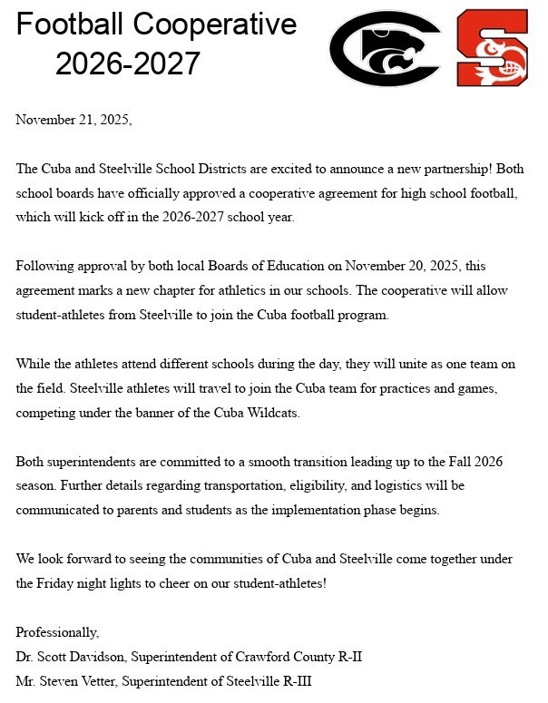 Cuba Steelville Football