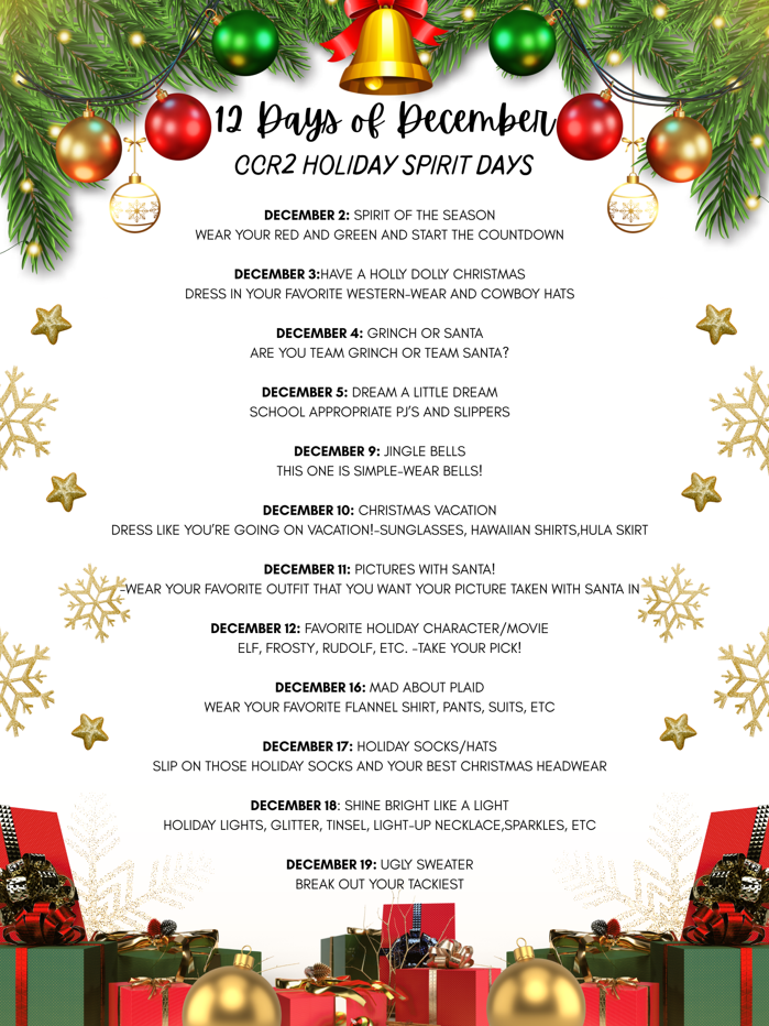 Christmas Spirit Days