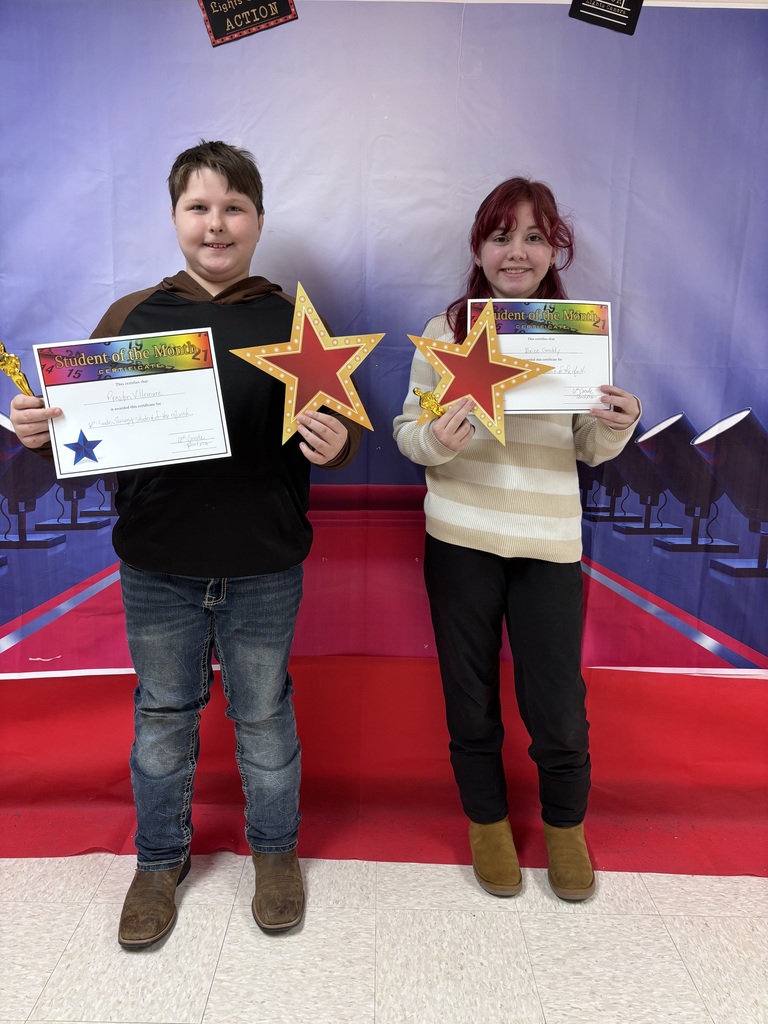 6th Grade January 2026 Students of the Month