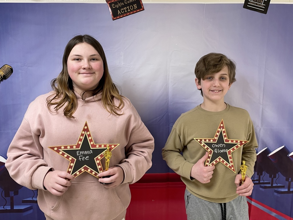 7th Grade Students of the Month for January 2026
