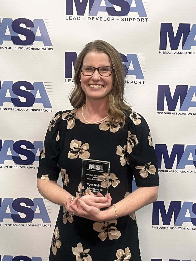 Asst. Superintendent Award for Dr. Myra Siebert