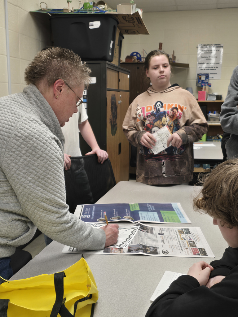  How to put a newspaper together. 