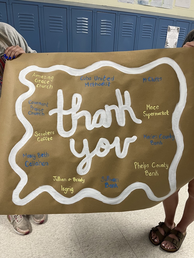 Thank you banner