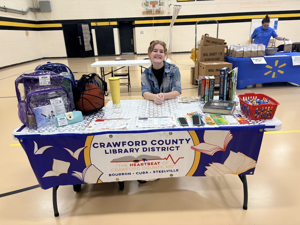 Crawford Co Library table