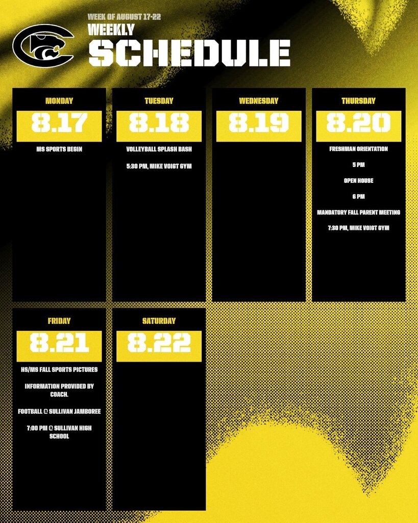 Weekly Update 8/17-8/22